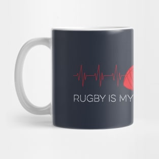 rugby is my favorite sport Mug